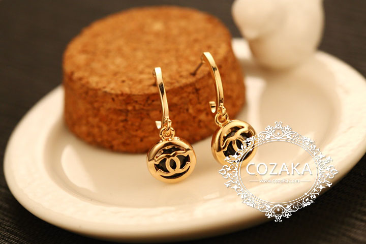 宴会用 ゴールド CHANEL イヤリング エレガント防アレルギー|COZAKA通販 ピアス シャネル レディース