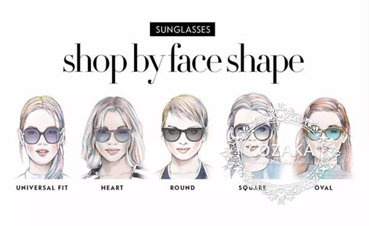 cozaka.net サングラス 顔型 選び方法 レディース レディース サングラス 選択方法