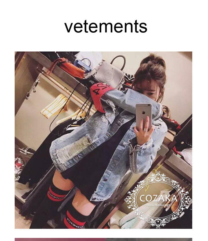 VETEMENTS ログ入り ソックス