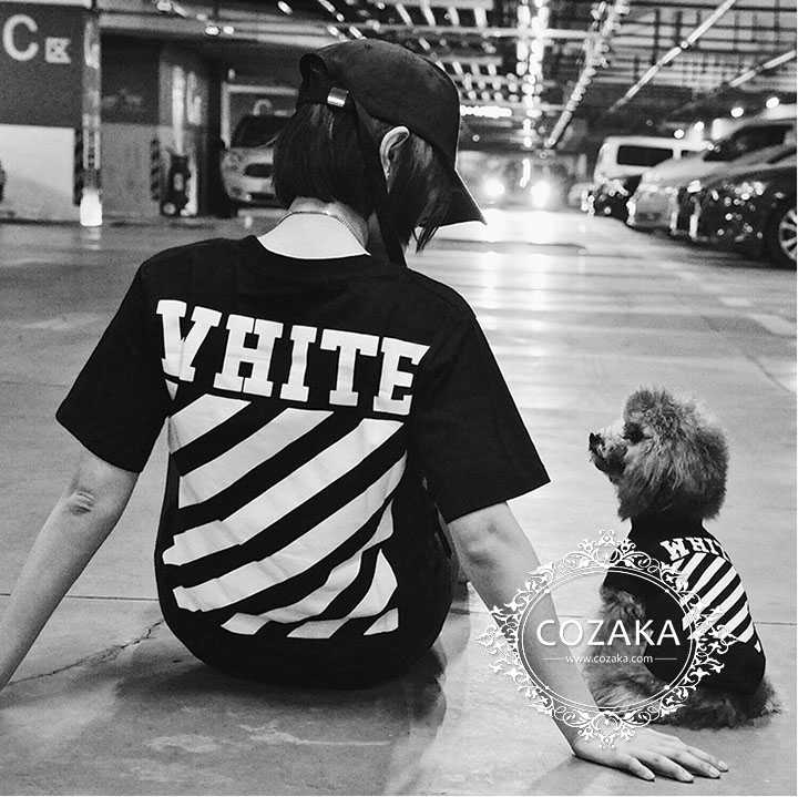 犬服 Tシャツ 0ff-white