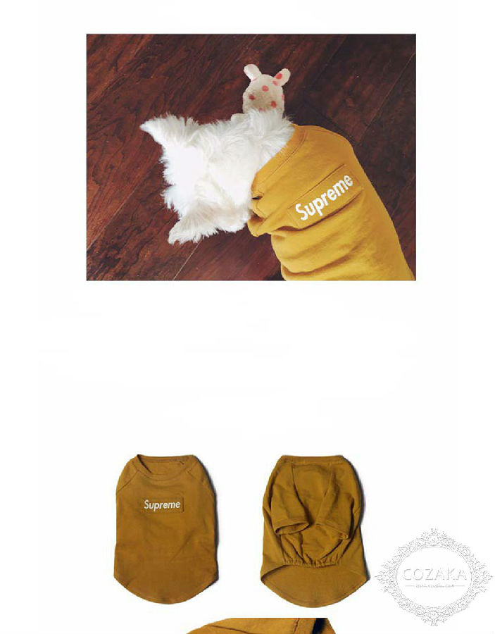 犬 supreme Tシャツ