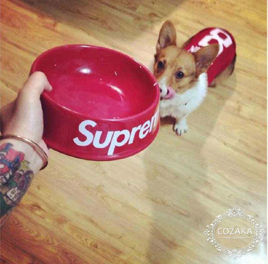 supreme ペットフードボウル