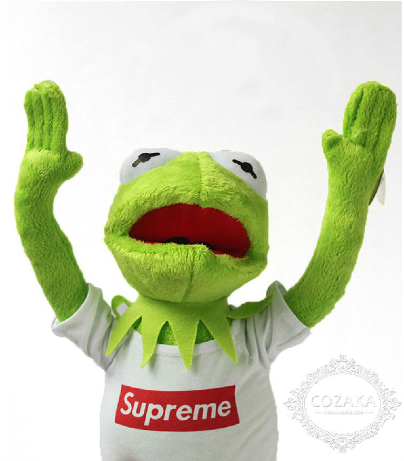 kermit supreme カエルのヌイグルミ