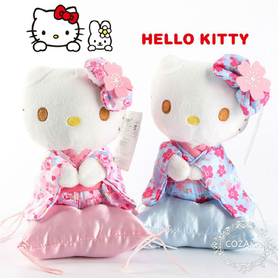 ハローキティ × カワイイジャパン ぬいぐるみ 着物