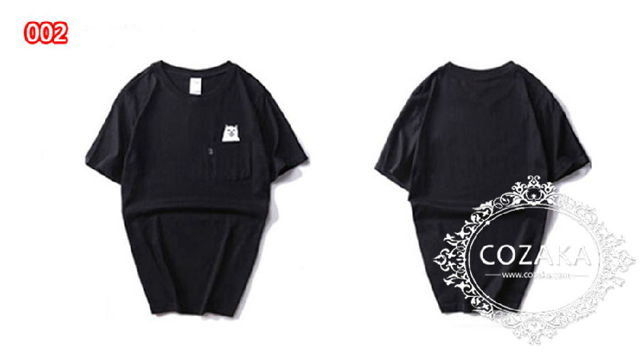 ポケットの中に隠れている猫ちゃん tシャツ