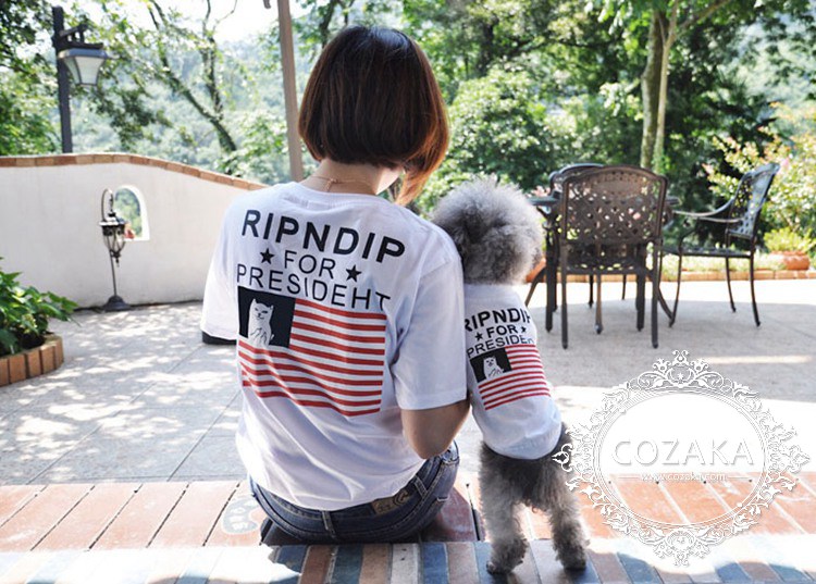 リップンディップ tシャツ 犬とのペアルック