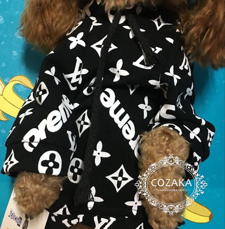 supreme 犬用フーディー