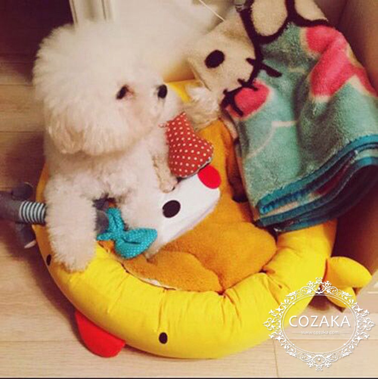 小型犬用ベッド ピンク 韓国