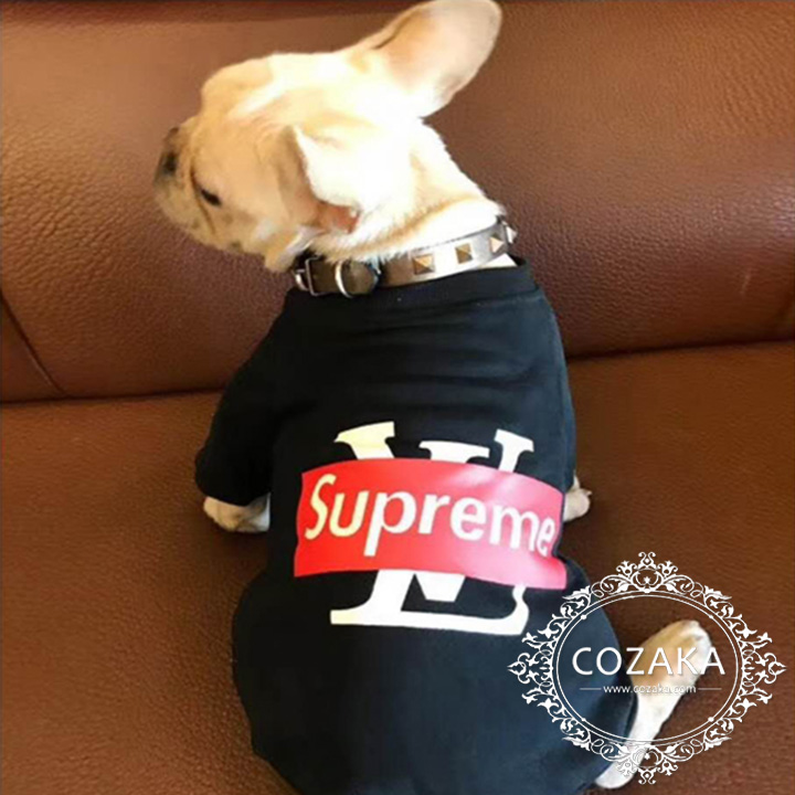 Louis Vuitton Supreme 犬服 ブラック