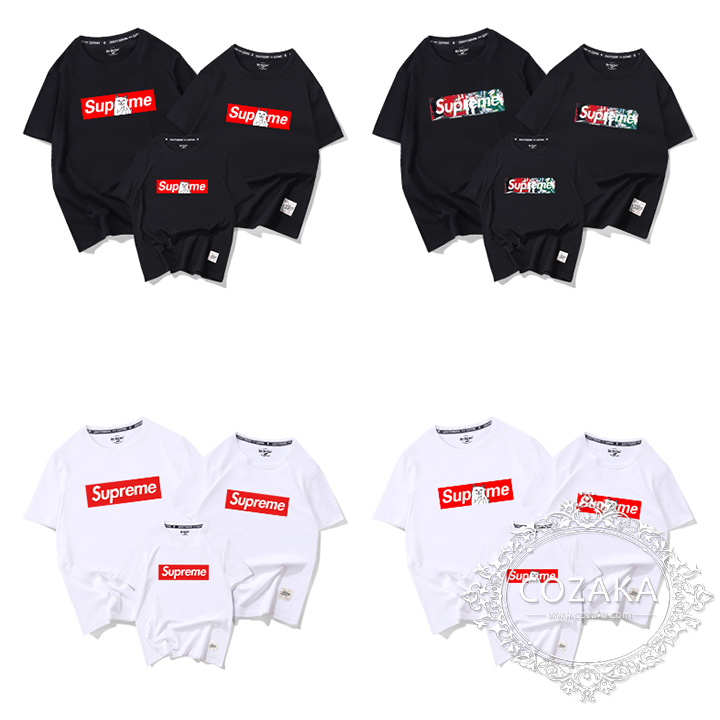 SUPREME BOX 親子服 半袖 Ｔシャツ