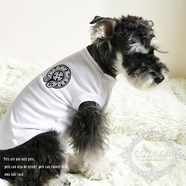 クロムハーツ 犬用シャツ 刺繍