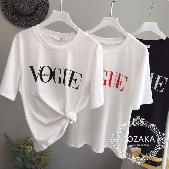 VOGUE ロゴ tシャツ レディース