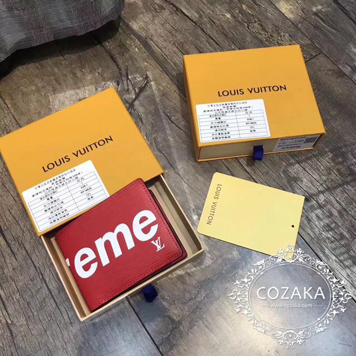 ルイヴィトン シュプリーム 二つ折り財布