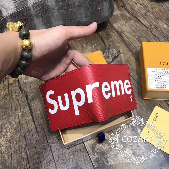 supreme lv 財布 二つ折り