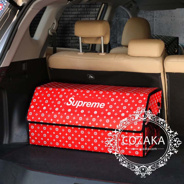 ヴィトンｘシュプリーム 車載収納ボックス 折り畳み式