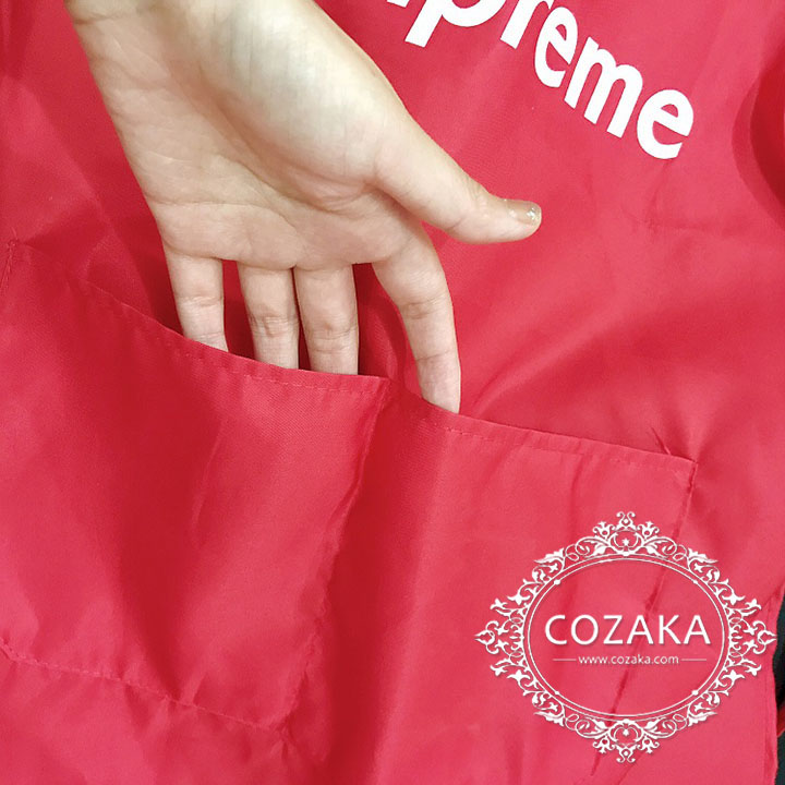 supreme 胸当てエプロン