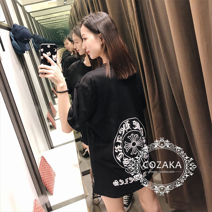 クロムハーツ ログTシャツ レディース