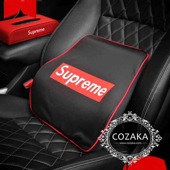 supreme boxログ 腰当クッション カー用品