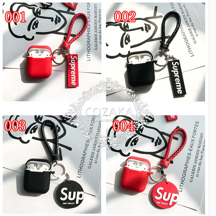 Supreme AirPods ケース シリコン