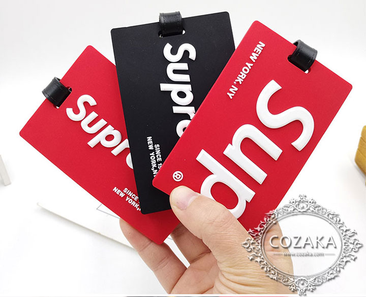 supreme あて名ラベル タグ