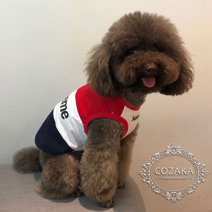 シュプリーム 犬服 バイカラー