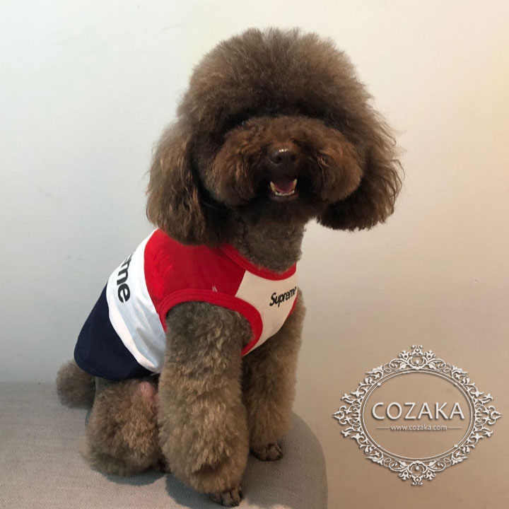 シュプリーム ロゴ 犬服