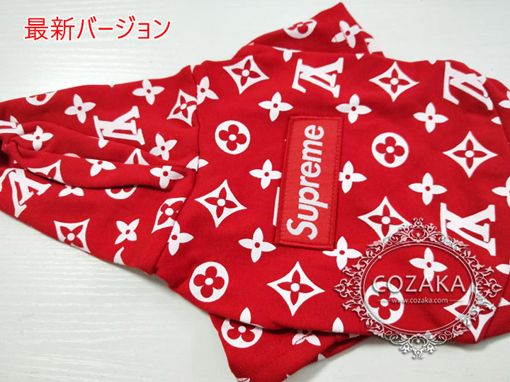 supreme 犬用フーディー