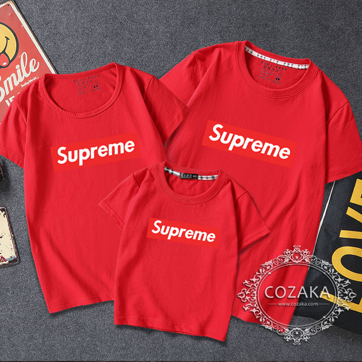 supreme 親子ペアルック