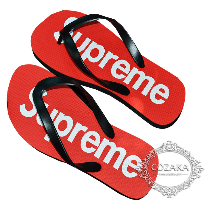 supreme スリッパ 指入れタイプ