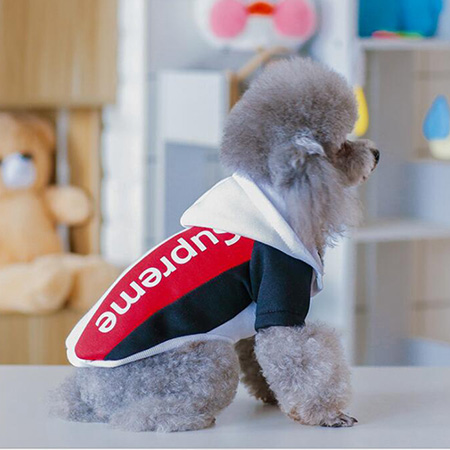 SUPREME 犬服 パーカー スプライス