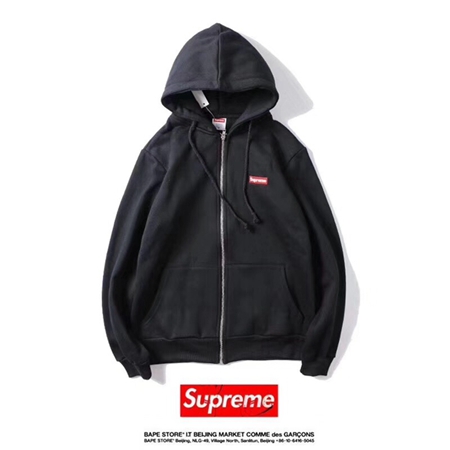 SUPREME ジップアップパーカー 芸能人愛用