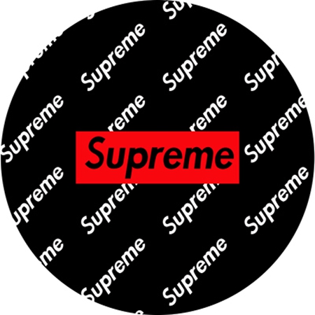 シュプリーム ラグ 円形 Supreme カーペット ラグマット 丸型 おしゃれ