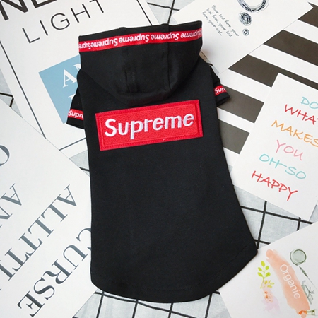 SUPREME ペット洋服 オシャレ