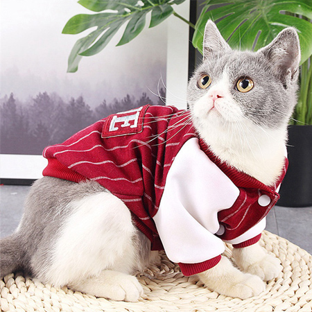 猫の服 野球 ユニフォーム