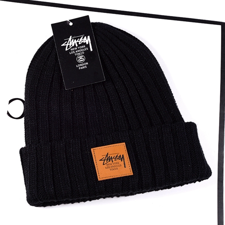 Stussy ブランド柄 ウール帽子