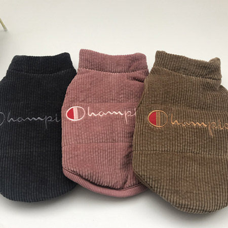 CHAMPION ペット服 秋冬向け