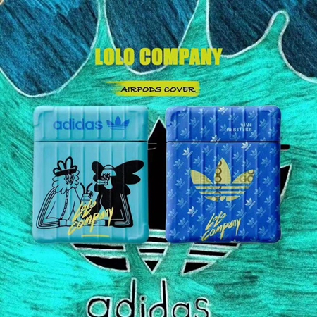 Adidas ロゴ AirPodsケース