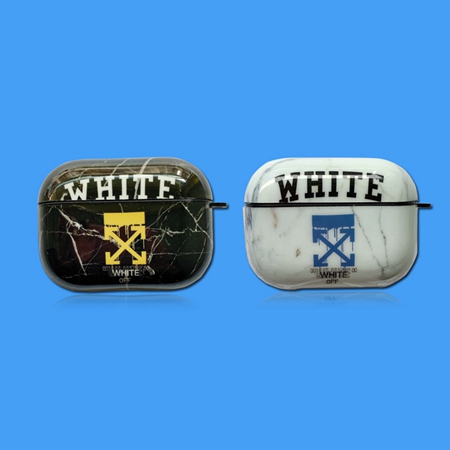 Off white AirPods proケース 高級感