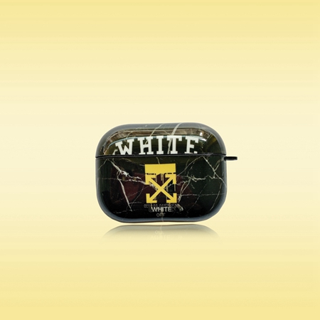 Off white AirPods proケース 高級感