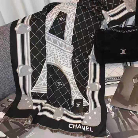 CHANEL マフラー カシミア