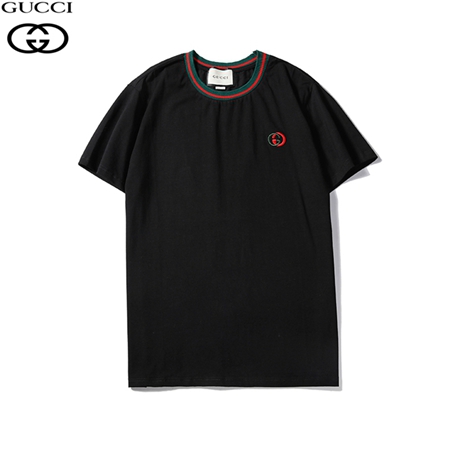 gucci 半袖 トップス グッチ 夏服 tシャツ gucci ブラック ホワイト ggマーク tシャツ