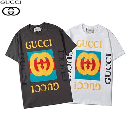 Gucci ロゴプリント丸襟シャツ