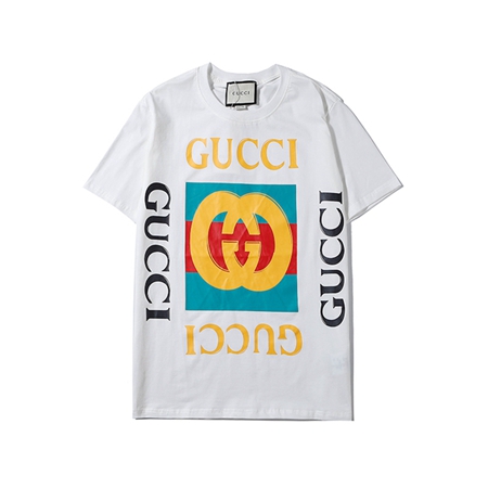 Gucci ロゴプリント丸襟シャツ