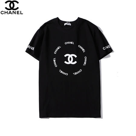 chanel 半袖tシャツ シャネル 丸襟 tシャツ chanel 夏服 chanel トップス メンズ レディース