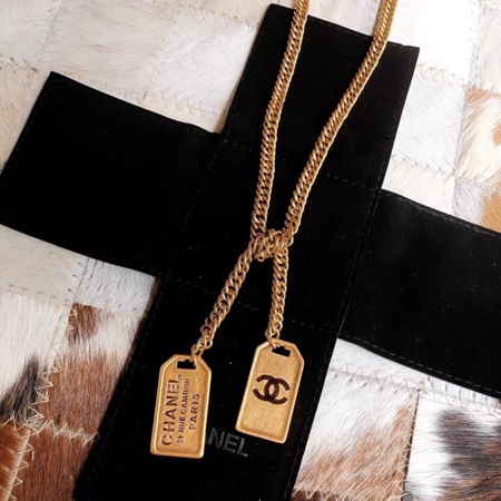 Chanel ネックレス ドッグタグ
