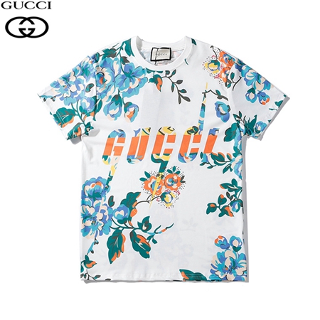 GUCCI 丸襟 プリントTシャツ