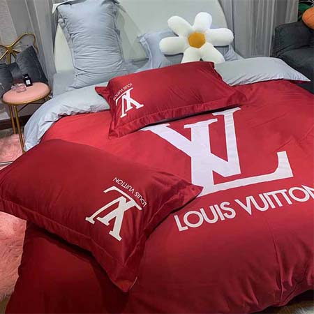 LV レッドブランド夏用寝具 4点セット