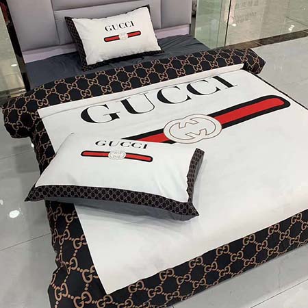 Gucci ブランド柄ベッドシーツ