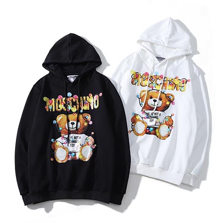 moschino フードパーカー