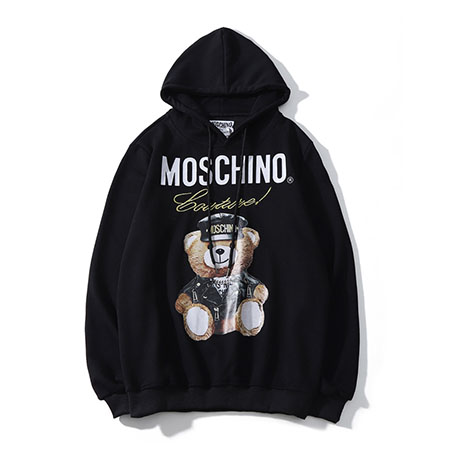 Moschinoパーカーカップル服